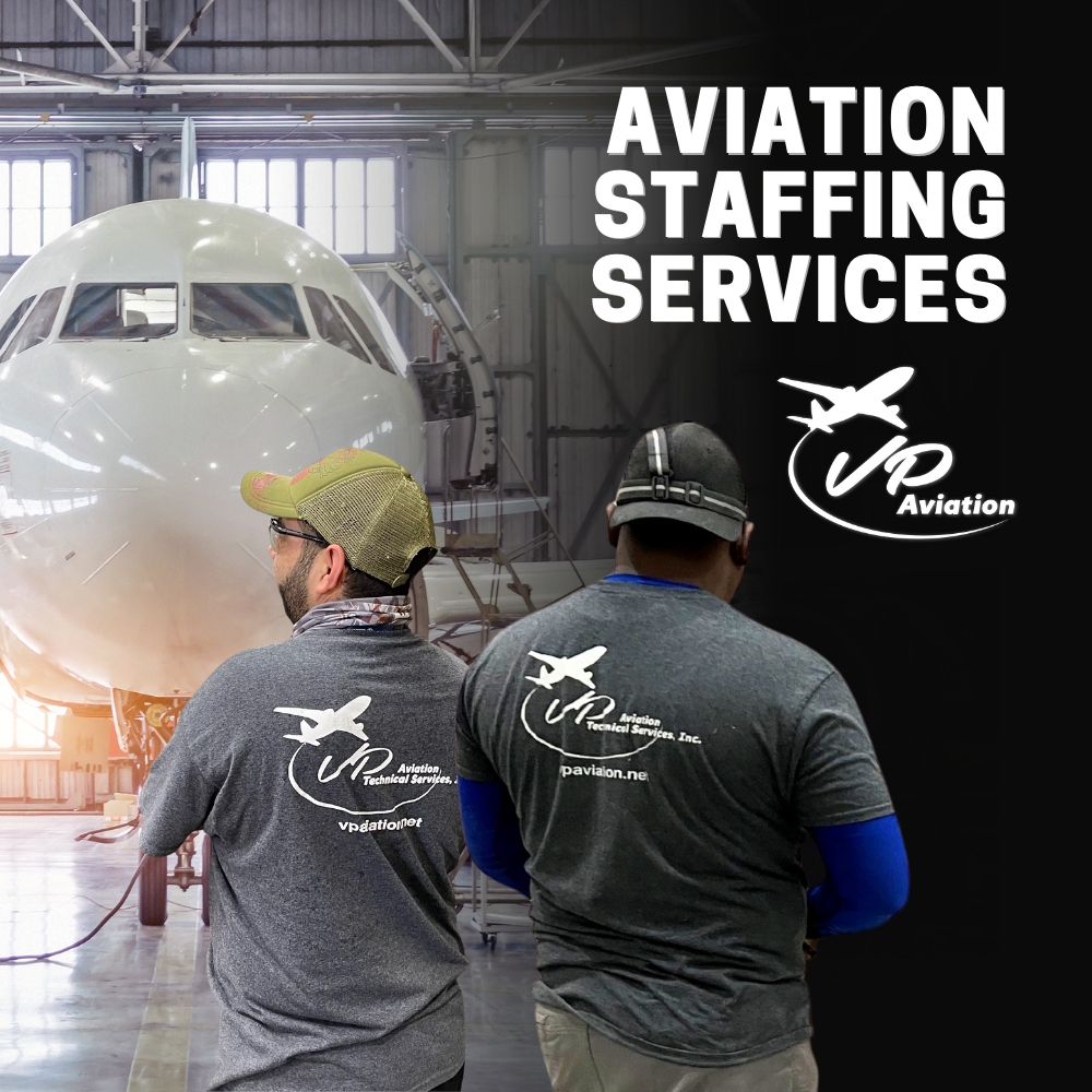 Aviation staffing services supporting MRO and aircraft maintenance operations.