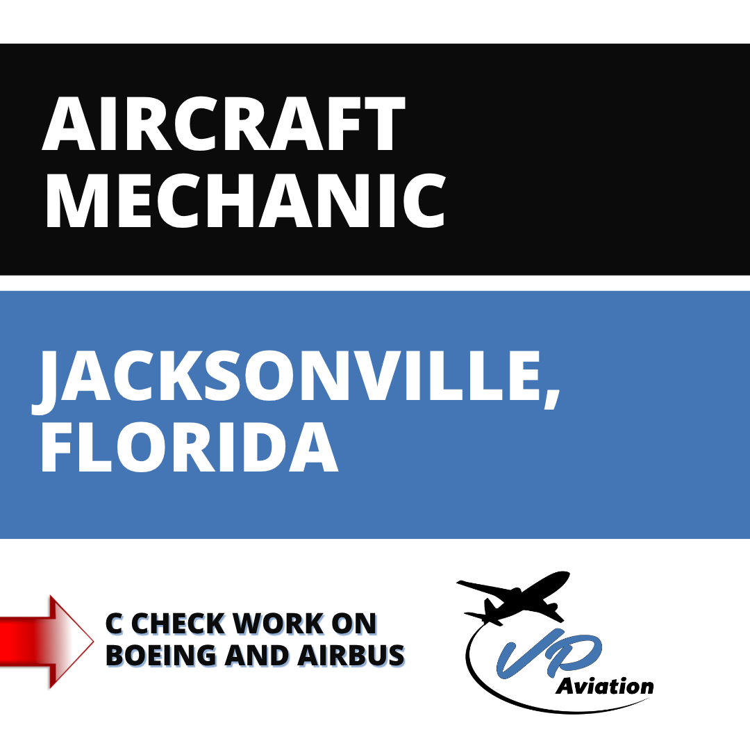 AP_JAX_VPAviation Aircraft Mechanic job opening in Jacksonville, FL with VP Aviation