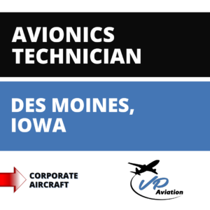 Avionics Technician job opening in Des Moines, IA with VP Aviation