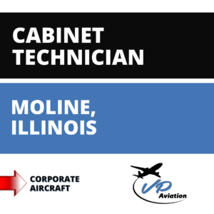 Aircraft Cabinet Technician job opening in Moline, IL with VP Aviation